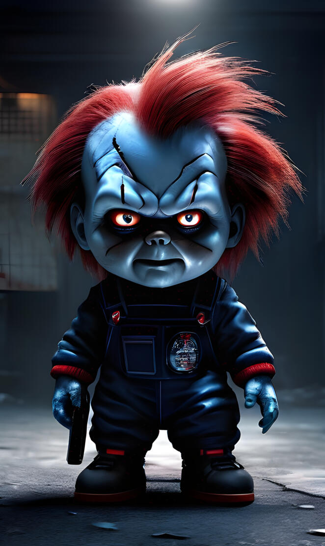 waiting 4 u creepy doll