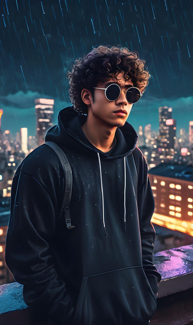 a person wearing sunglasses