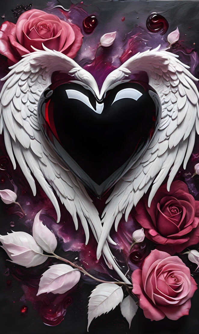 a mask made of roses