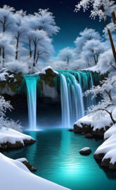 snow covering nature