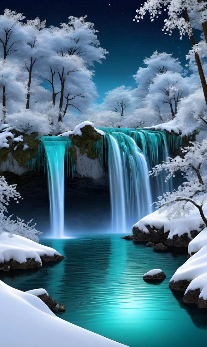 snow covering nature