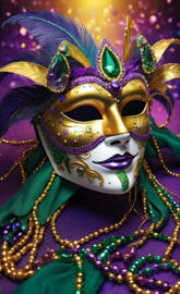 Mardi Gras, mask