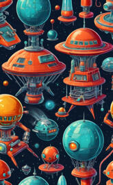 Retro space stations