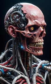 Cyborg Skull