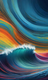 Rainbow waves