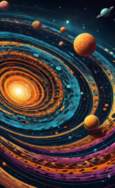 Circular space pattern