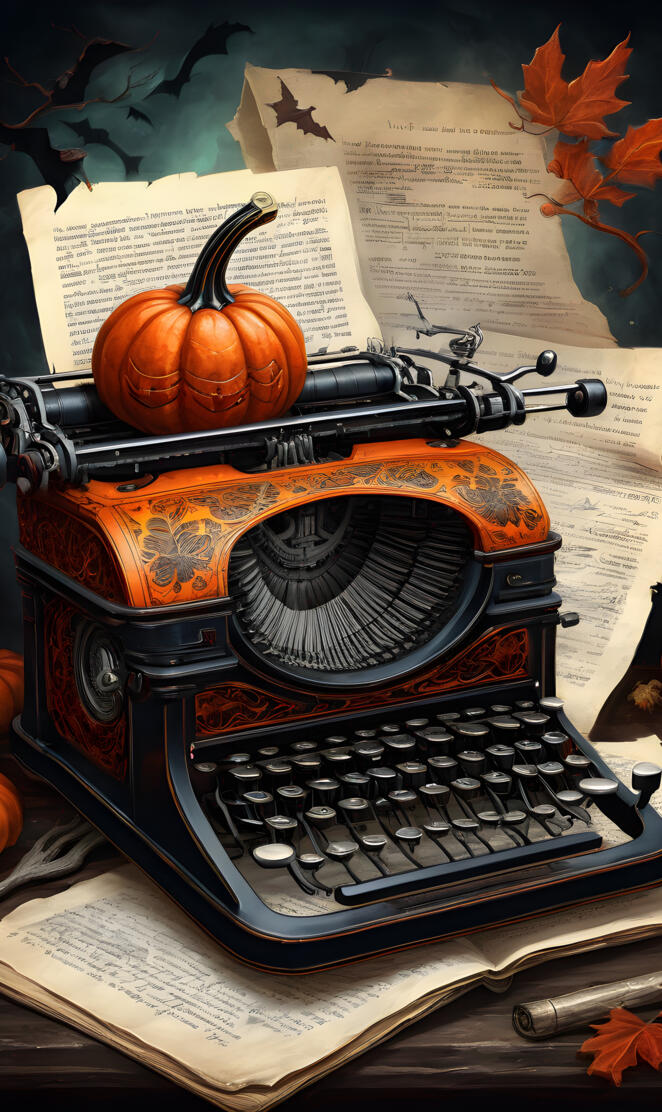 Halloween Typewriter Communication