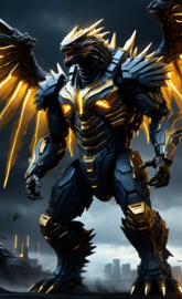 a statue of a person with a large head and a large mane