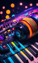 a close up of a sound mixer