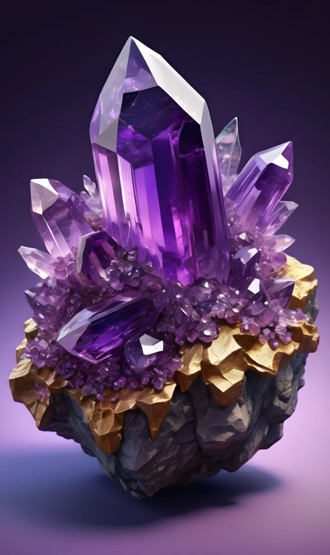 Amethyst Cluster Christal