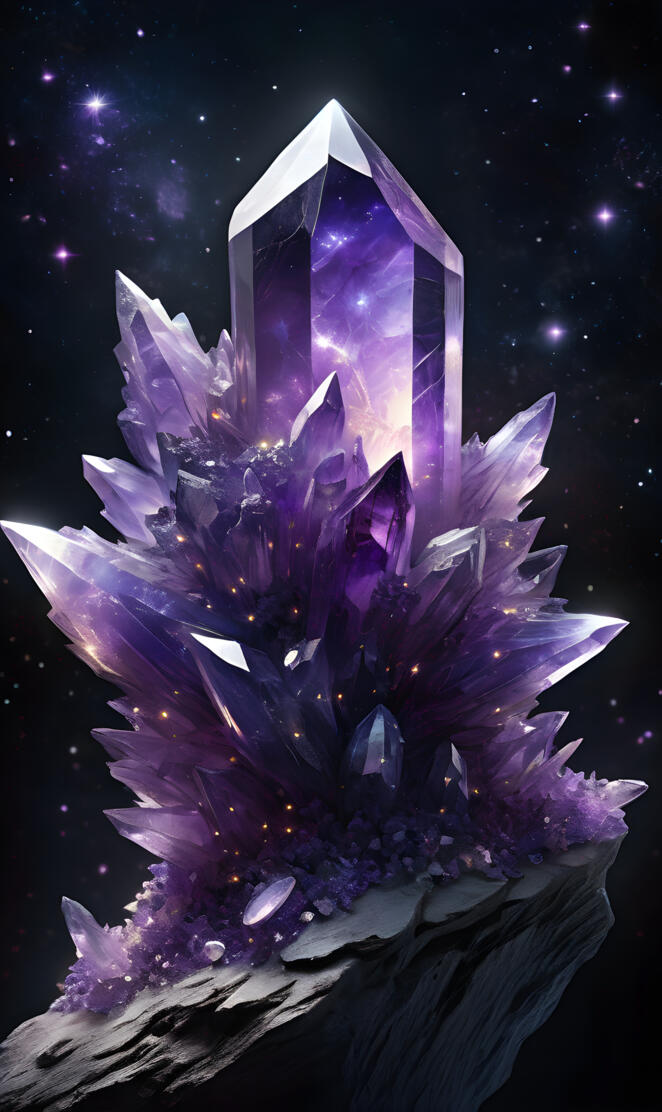 Amethyst Crystal Point
