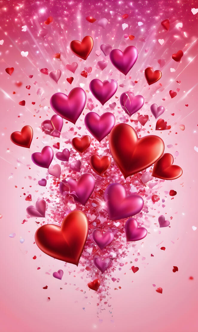 Beautiful Valentine Hearts