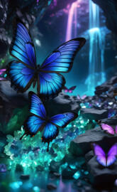 Iridescent Butterflies