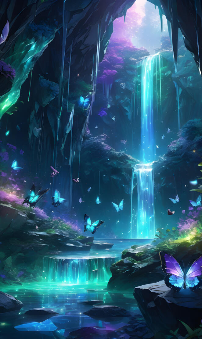 Butterfly Waterfall Cave