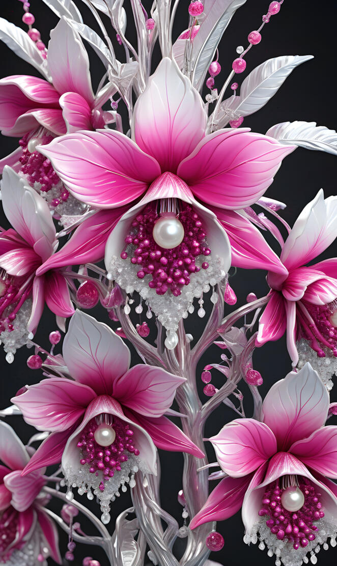 Majestic Fuchsia art