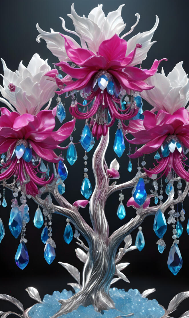 Crystal Floral Art