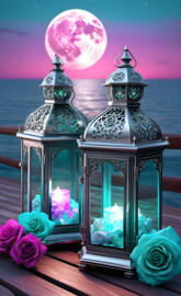 lighting up the boardwalk