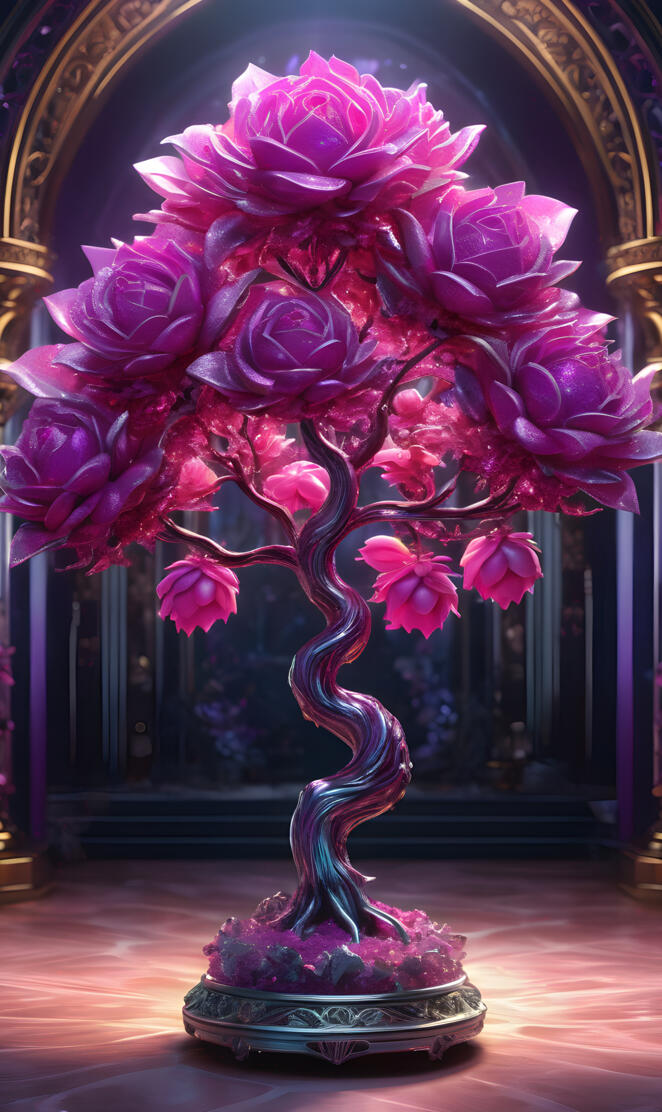 Fuchsia with a twist