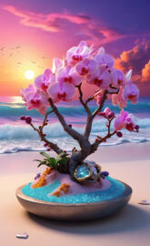 Orchids by the beach