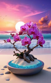 orchids by the waves