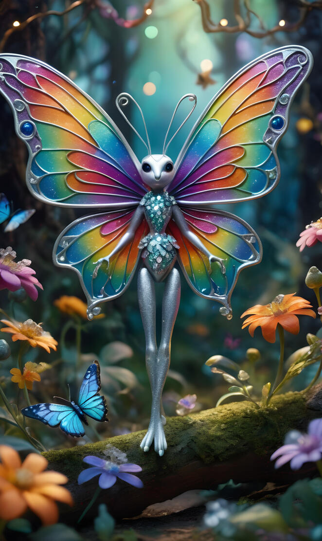 a butterfly on a flower