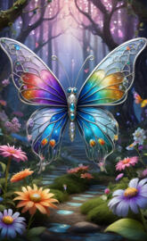 a butterfly on a flower