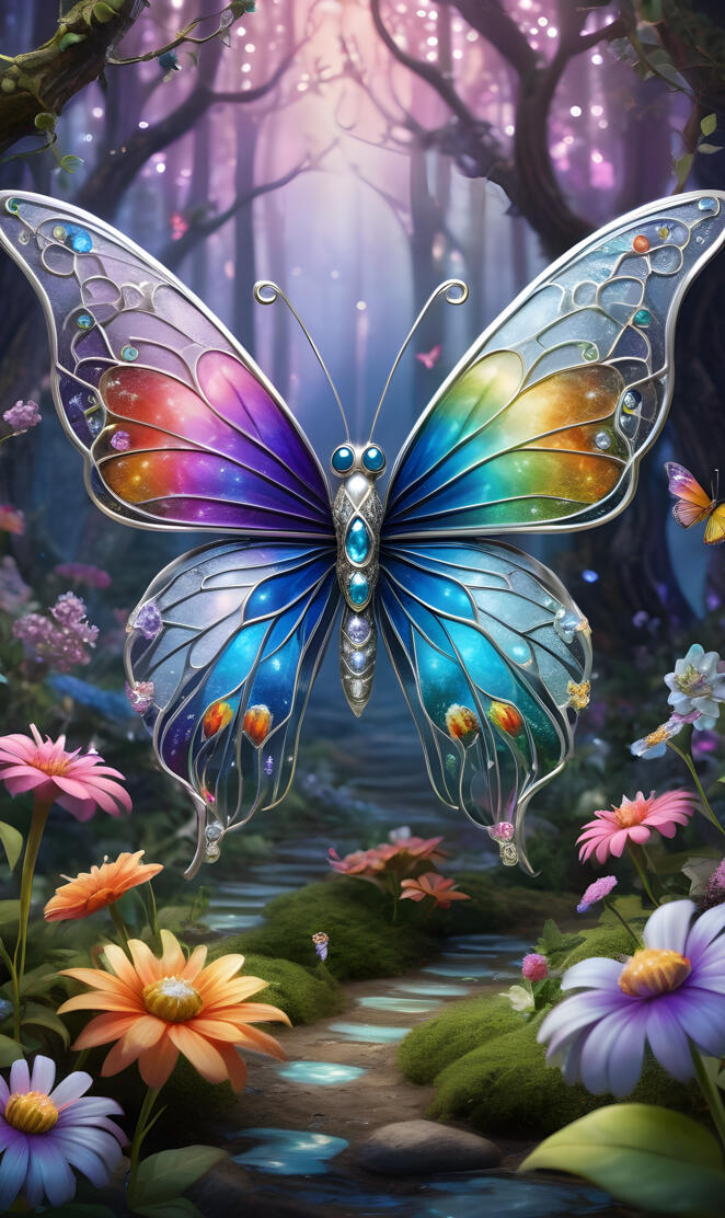 a butterfly on a flower