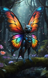 a butterfly on a plant