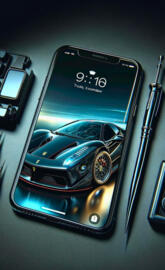 Speed Elegance: iPhone Luxury Drive