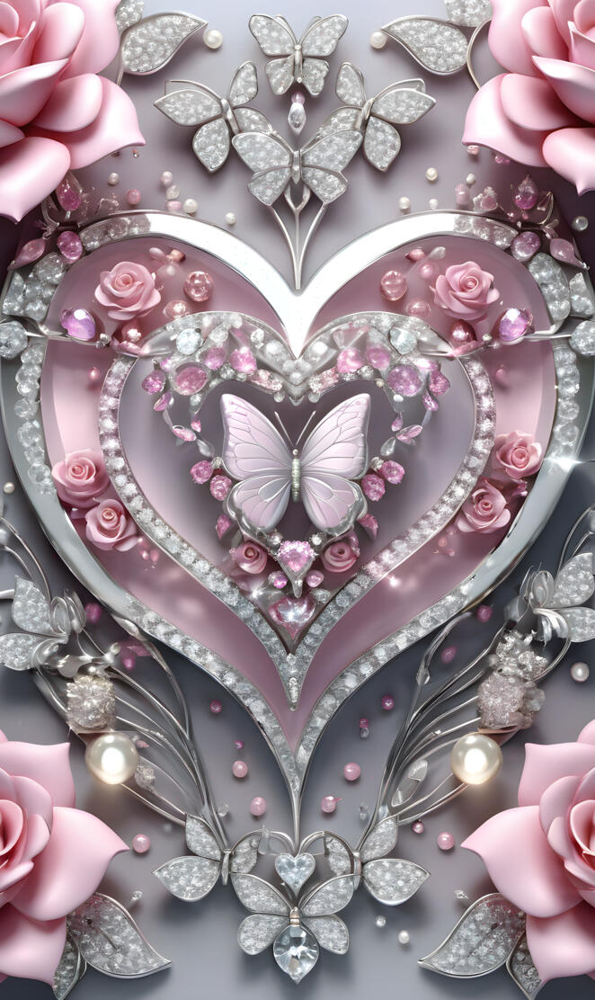 Butterflies 🦋 Hearts ❤️ Flowers 💐