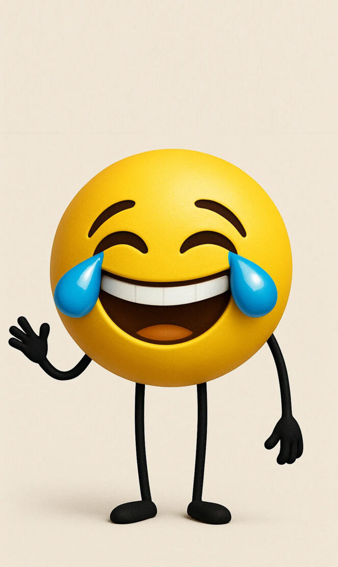 emoji laugh