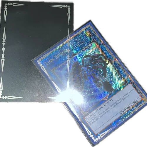 15x Sobre Forros Transparentes de Borde Plateado